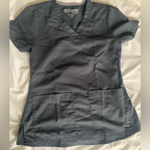 Grey’s Anatomy Scrub Top Set black gray - Picture 4 of 7